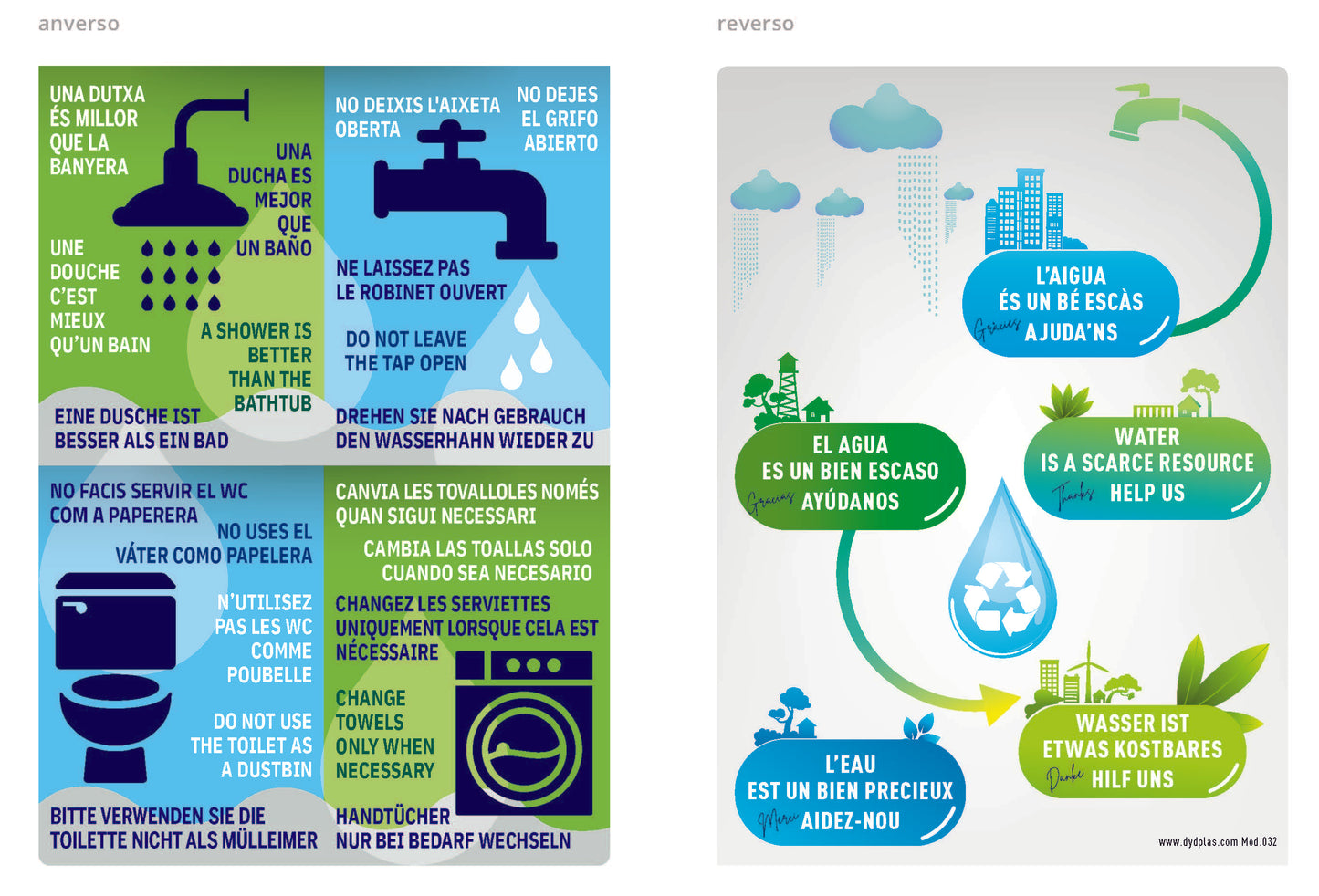 CARTEL CONCIENCIA CONSUMO AGUA MOD.032 desde 0,58€/u.