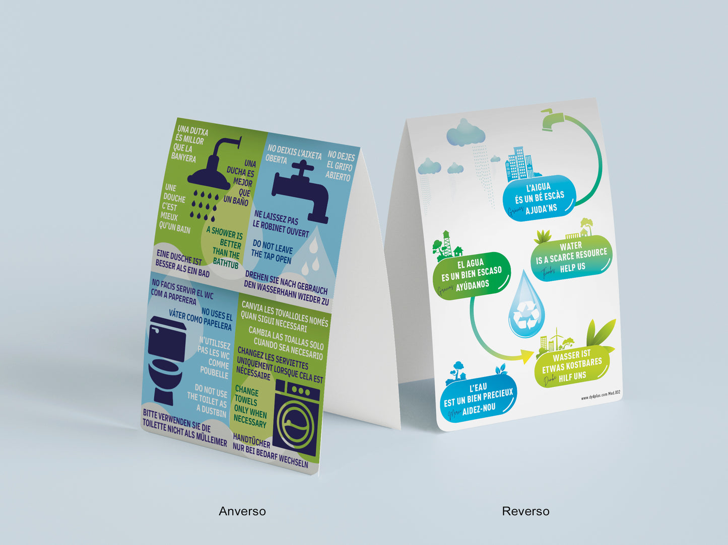 CARTEL CONCIENCIA CONSUMO AGUA MOD.032 desde 0,58€/u.