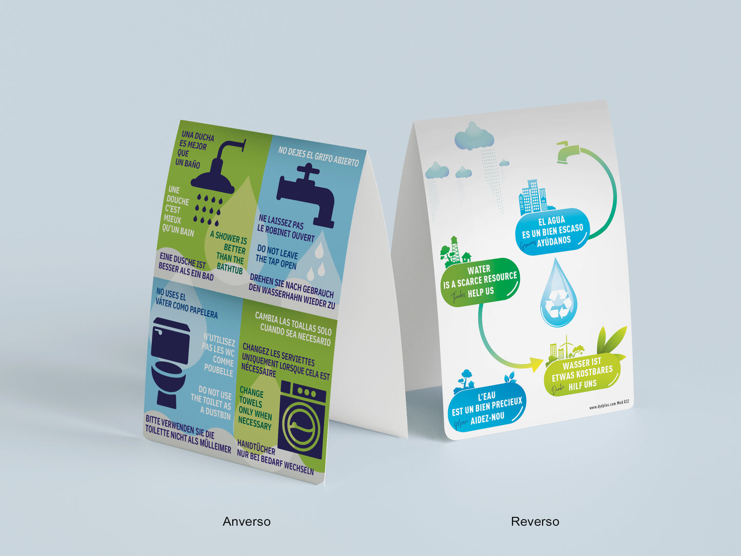 CARTEL CONCIENCIA CONSUMO AGUA MOD.032 desde 0,58€/u.