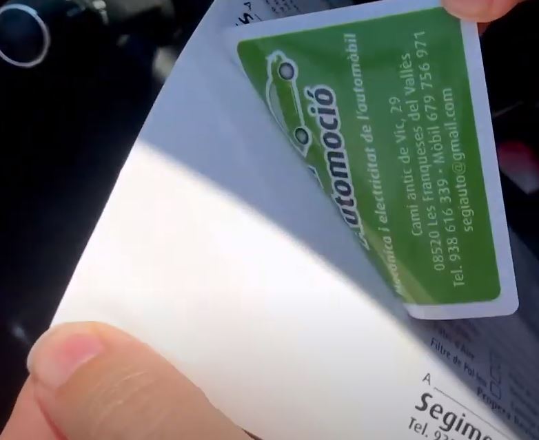 ETIQUETAS CAMBIO DE ACEITE PERSONALIZABLES PARA PARABRISAS desde 0,30€/u.