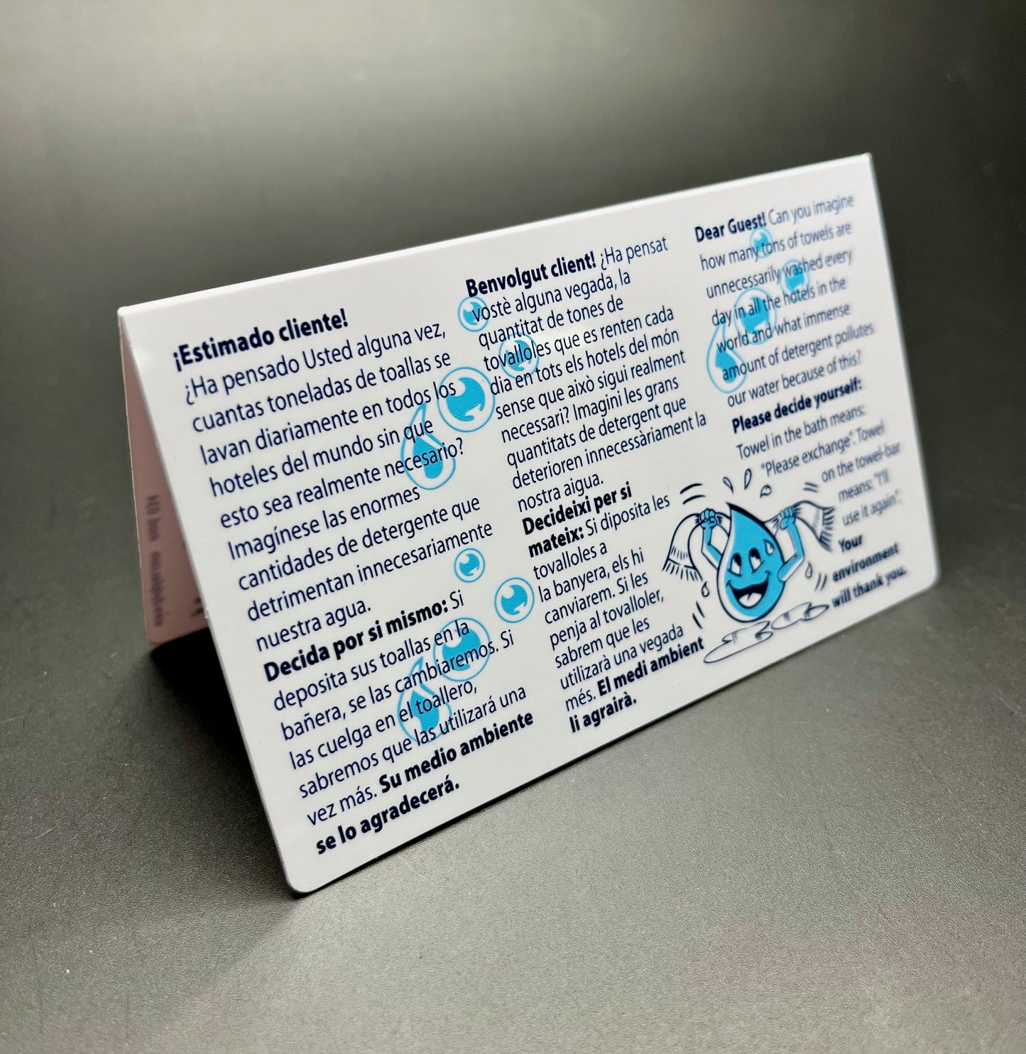 CARTEL AHORRO LAVANDERÍA / AGUA MOD.034 desde 0,44€/u. ESTÁNDARD O PERSONALIZABLE.