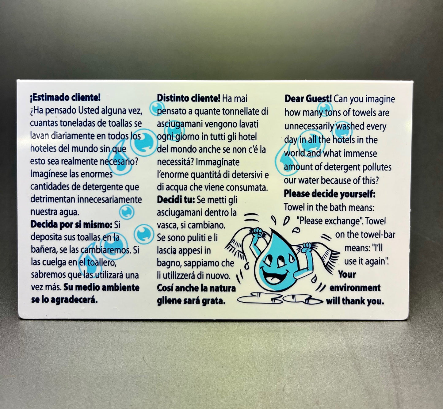 CARTEL AHORRO LAVANDERÍA / AGUA MOD.034 desde 0,44€/u. ESTÁNDARD O PERSONALIZABLE.