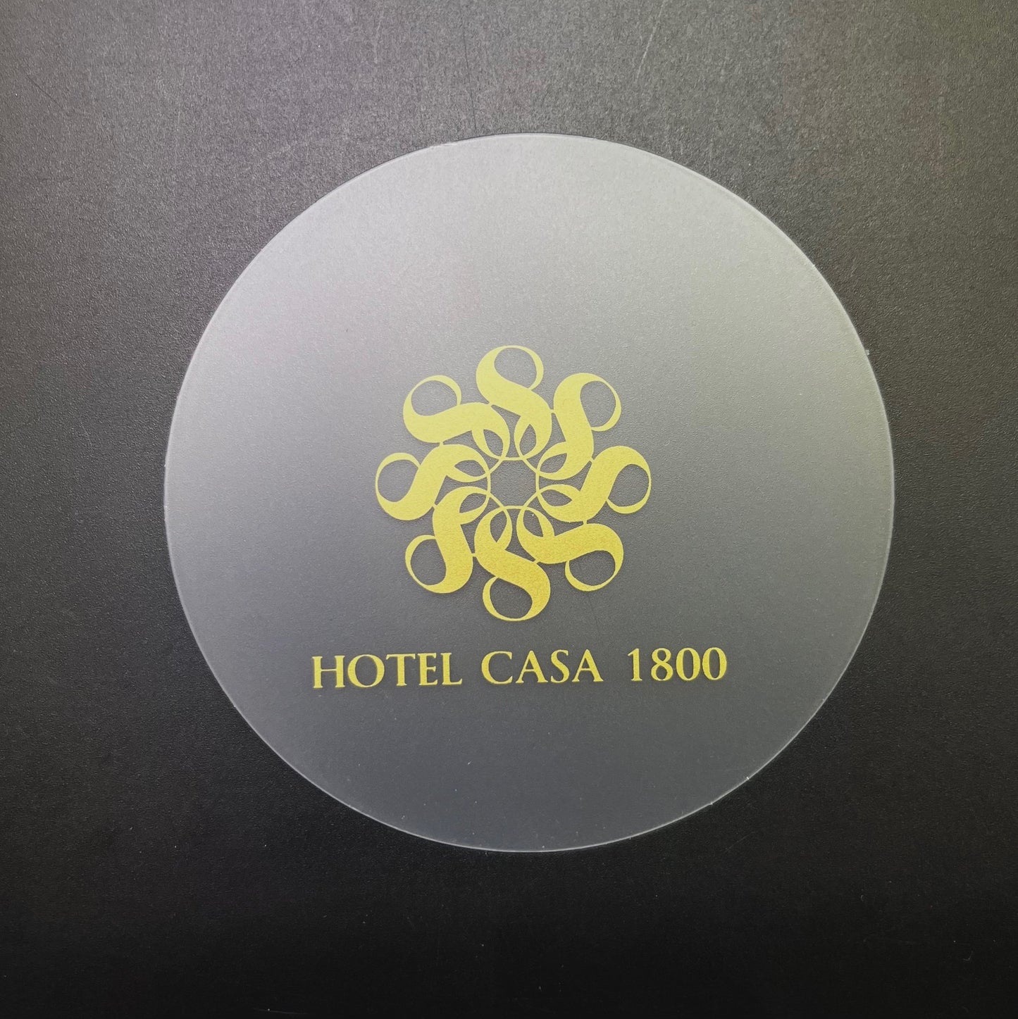 POSAVASOS PERSONALIZADOS REUTILIZABLES de POLIPROPILENO desde 0,09€/u.