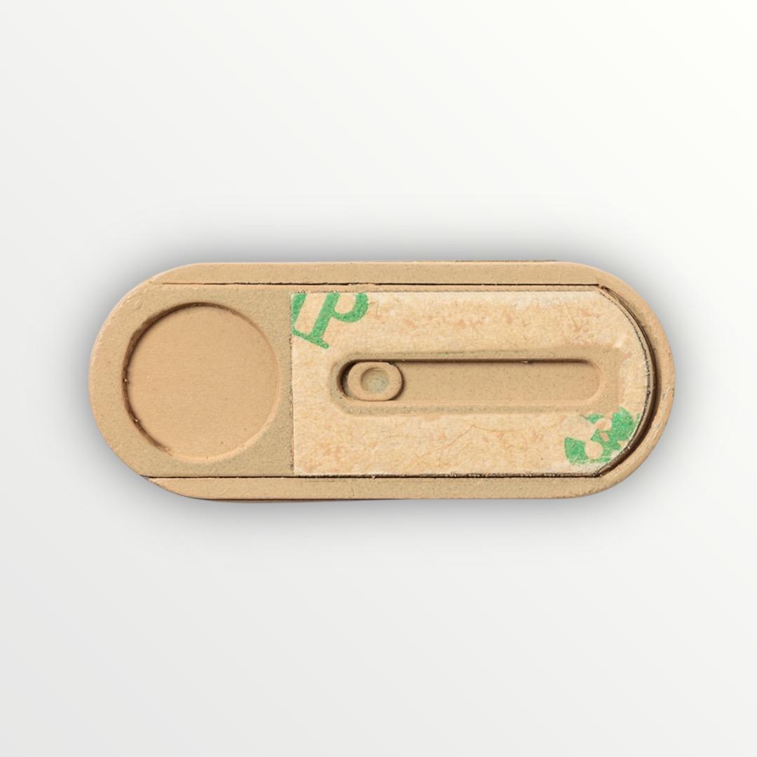 TAPA WEBCAM / TAPA CAMARA / CLOSEDCAM PERSONALIZADOS PAPEL RECICLADO MOD.6214 desde 0,14€/u.