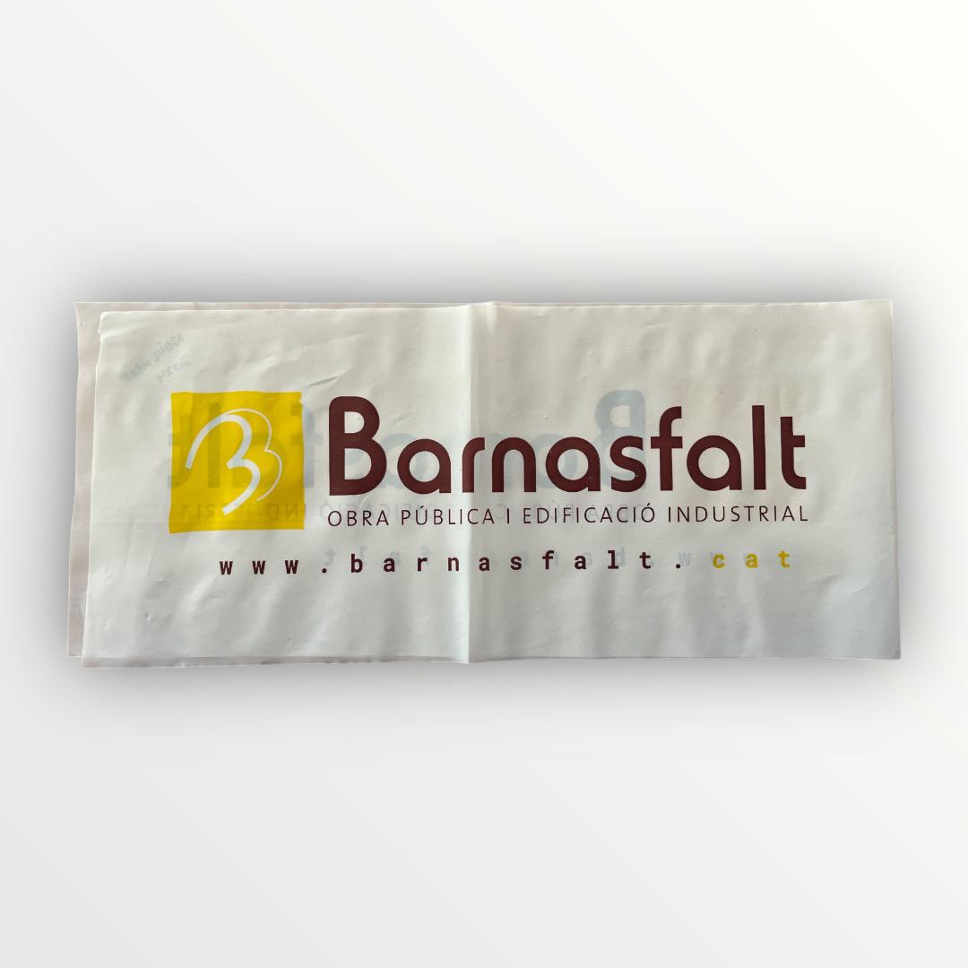 BOBINA SEÑALIZADORA / CINTA DE BALIZA COMPOSTABLE BIODEGRADABLE PERSONALIZADA desde 54€/u.