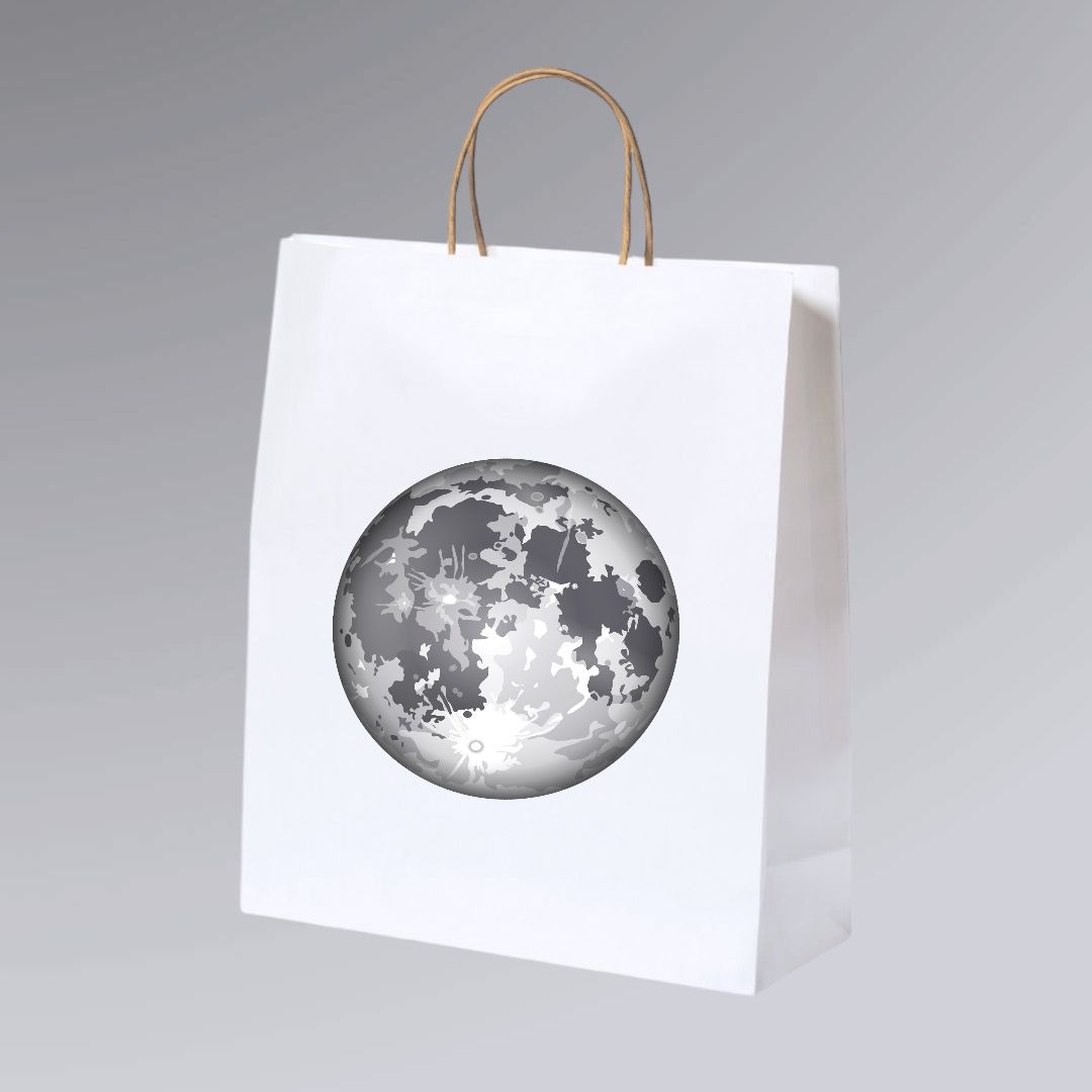 BOLSA COLOR BLANCO PERSONALIZABLE de PAPEL (100g) desde 0,24€/u.