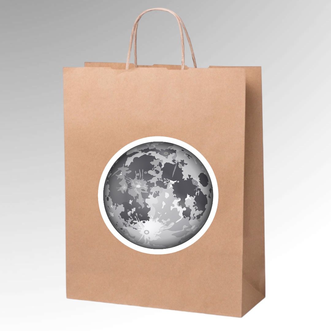 BOLSA COLOR NATURAL PERSONALIZABLE de PAPEL (100g) desde 0,20€/u.