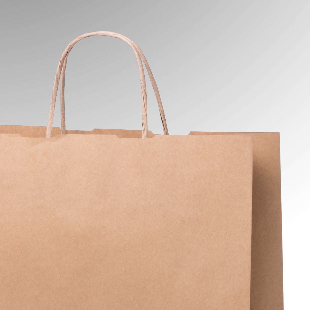 BOLSA COLOR NATURAL PERSONALIZABLE de PAPEL (100g) desde 0,20€/u.