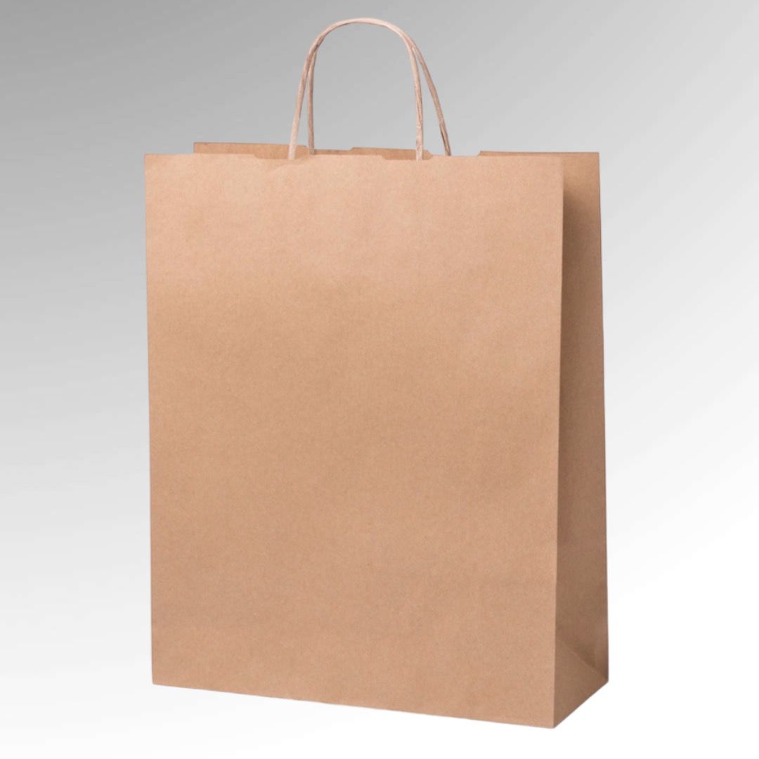 BOLSA COLOR NATURAL PERSONALIZABLE de PAPEL (100g) desde 0,20€/u.