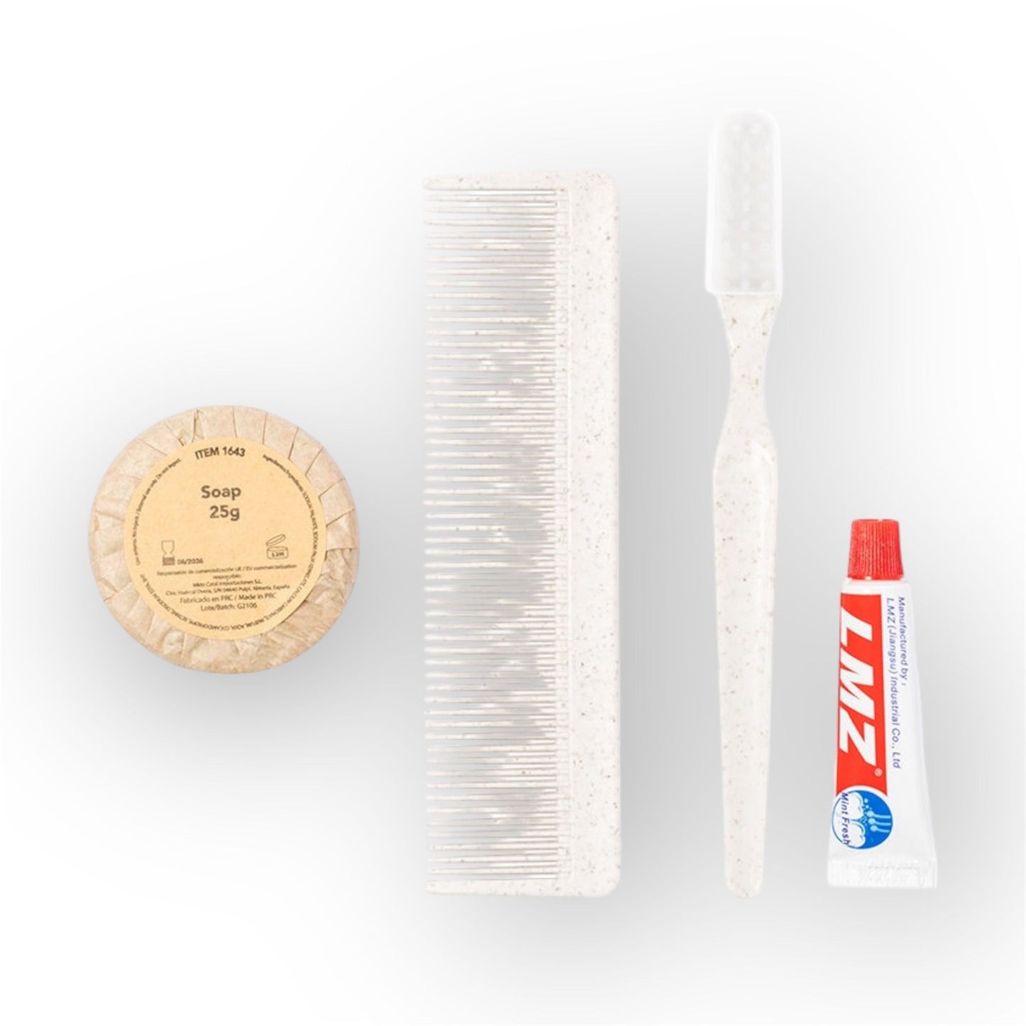 KIT DE HIGIENE para HOTELES PERSONALIZADO MOD.4316 AMENITIES desde 0,54€/u.