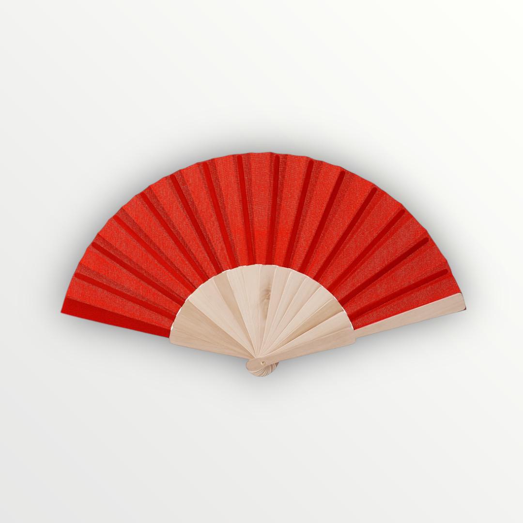 ABANICO de TELA PERSONALIZADO MOD.6388 desde 1,11€/u.