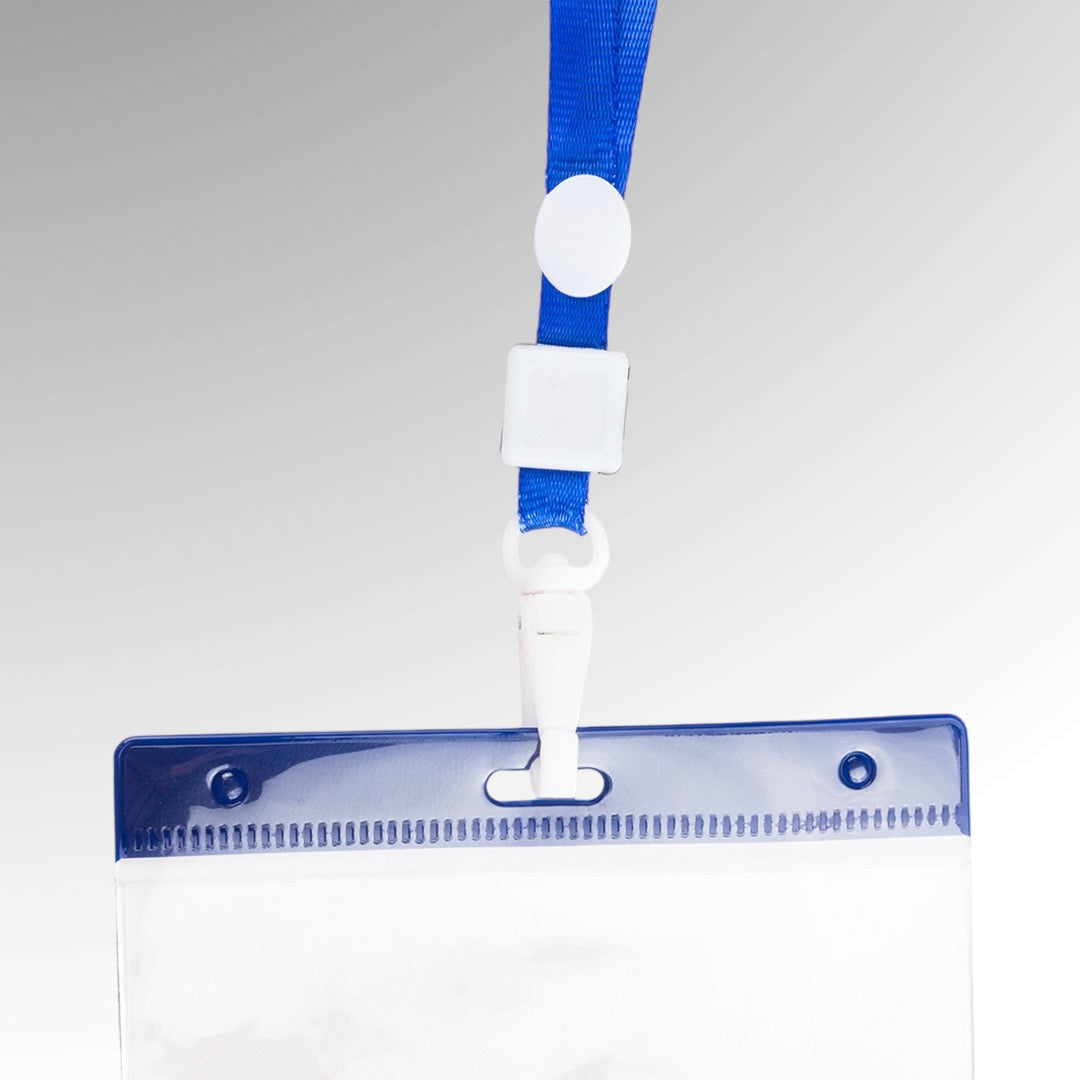 KIT IDENTIFICADOR LANYARD + FUNDA con MOSQUETÓN MOD.0937 desde 0,24€/u.