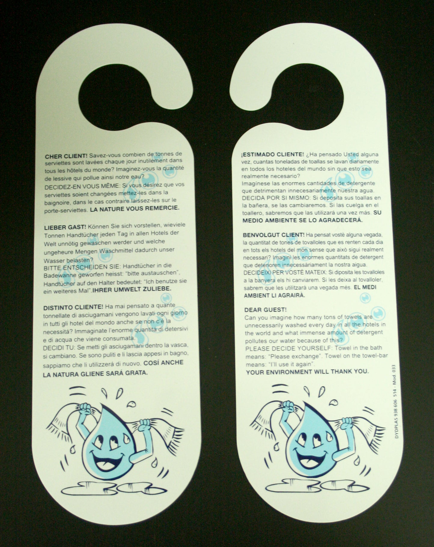 CARTEL AHORRO LAVANDERÍA / AGUA AHORRO MOD.033 0,55€/u.