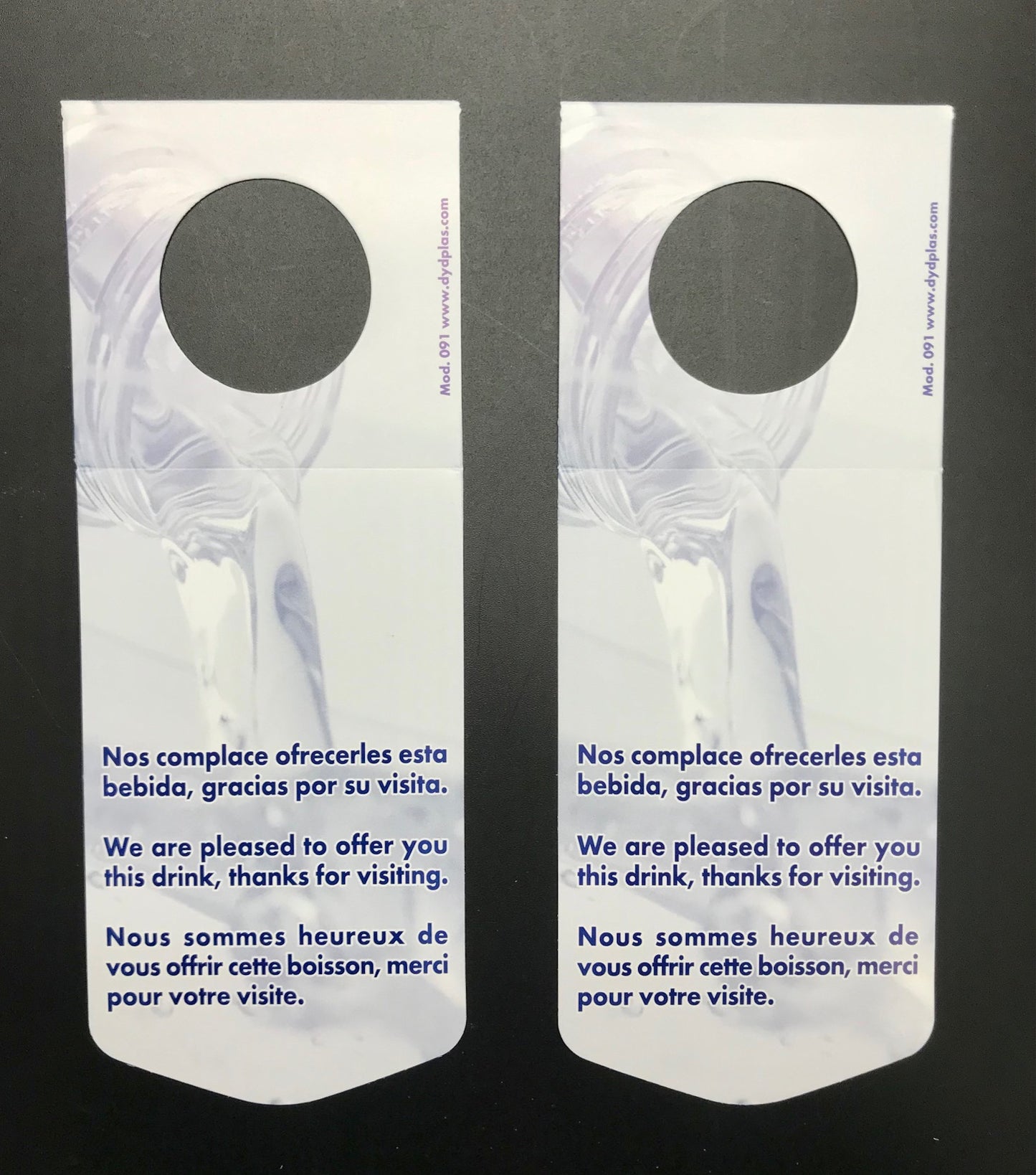 COLLARÍN BIENVENIDA/ COLLARÍN BOTELLA MOD.091 desde 0,07€/u.