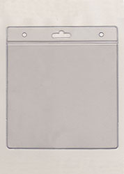 FUNDA credencial transparente CUADRADA MODELO F-19 (111x115+15mm ) desde 0,60€