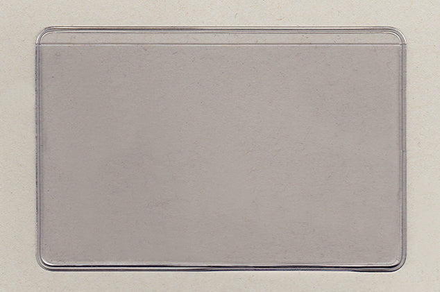 FUNDA credencial transparente HORIZONTAL MODELO F-20 VISA (90x60mm) desde 0,23€