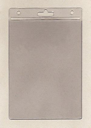 FUNDA credencial transparente VERTICAL MODELO F-23 (85x114+15mm) desde 0,45€