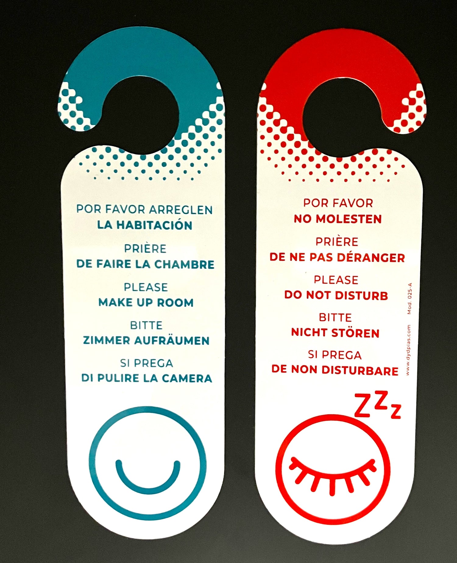 CARTELITOS COLGADOR PARA PUERTAS