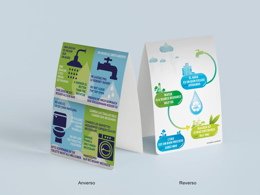 CARTEL CONCIENCIA CONSUMO AGUA MOD.032 desde 0,58€/u.