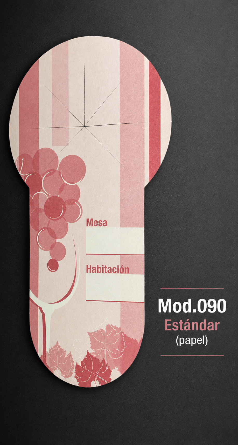 COLLARÍN IDENTIFICADOR BOTELLA Mod.090 Clique las distintas opciones: MATERIAL+CANTIDAD y se le mostrará el precio resultante:
