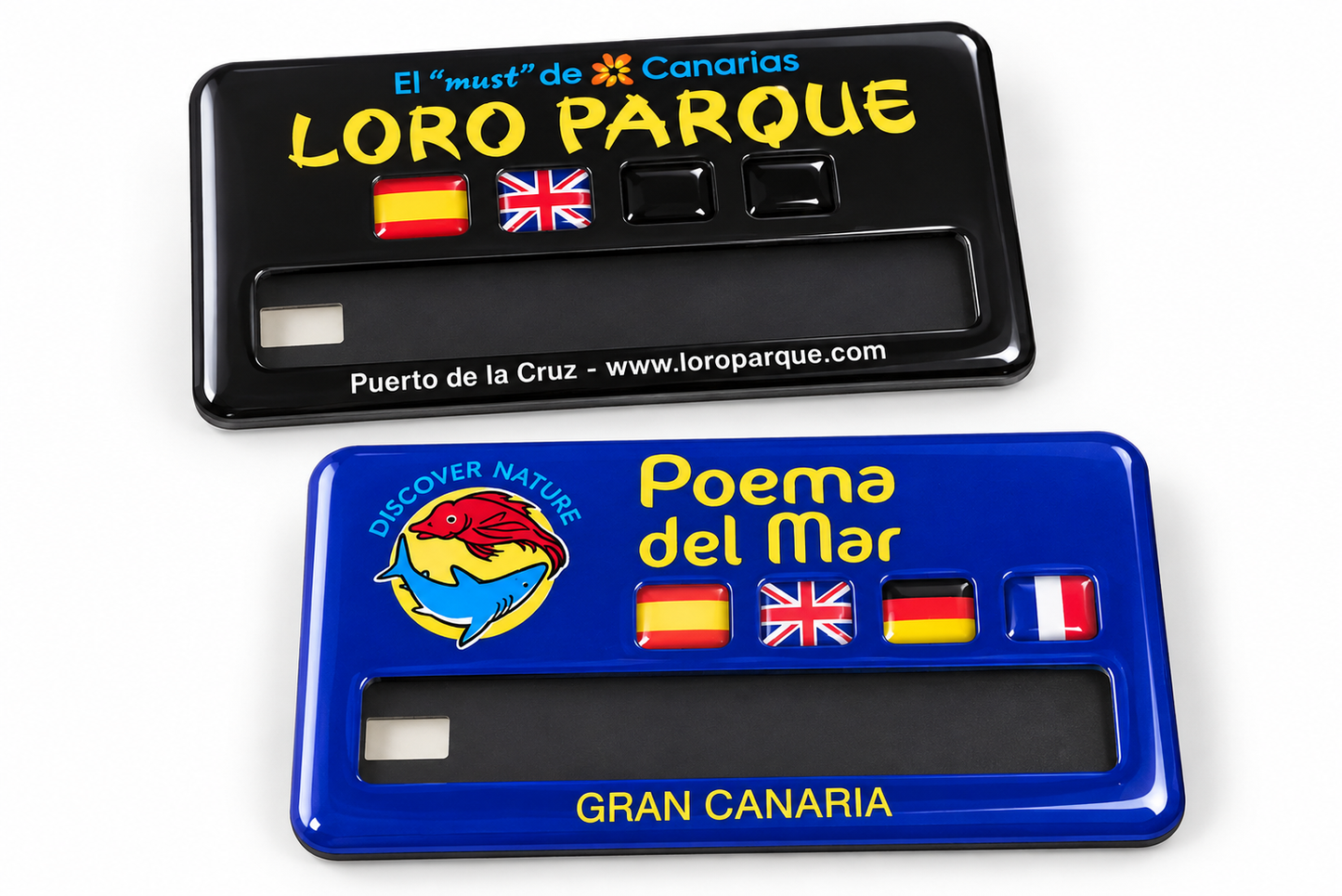 BANDERA ADHESIVA DISTINTIVOS / SOLAPEROS AUTO PERSONALIZABLES MODELO B1