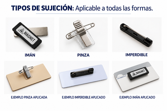 DISTINTIVOS / SOLAPEROS / BADGES Mod. BS Personalizados con su logo.