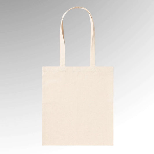 TOTE BAG BOLSA COLOR NATURAL PERSONALIZABLE de ALGODÓN (140g) MOD.4860 desde 0,67€/u.