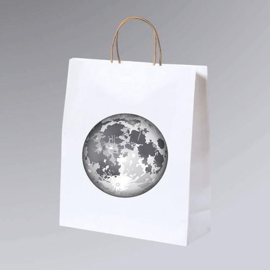 BOLSA COLOR BLANCO PERSONALIZABLE de PAPEL (100g) desde 0,24€/u.