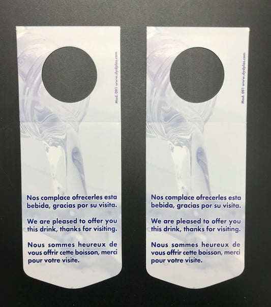 COLLARÍN BIENVENIDA/ COLLARÍN BOTELLA MOD.091 desde 0,07€/u.