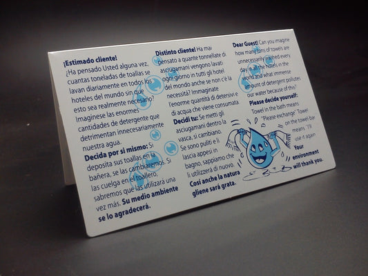 CARTEL AHORRO LAVANDERÍA / AGUA MOD.034 desde 0,44€/u. ESTÁNDARD O PERSONALIZABLE.