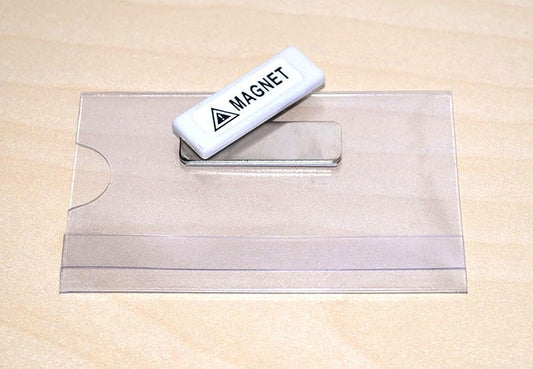 Porta-tarjeta SEMIRÍGIDO HORIZONTAL con IMÁN MODELO F-153I desde 1,95€/u.