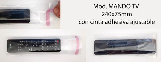 FUNDA/BOLSA PARA MANDO DE TV 0,058€/u (paq. 250 u.)