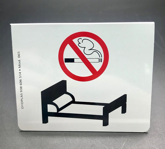 DISPLAY PROHIBIDO FUMAR EN LA CAMA MOD.065 0,44€/u.