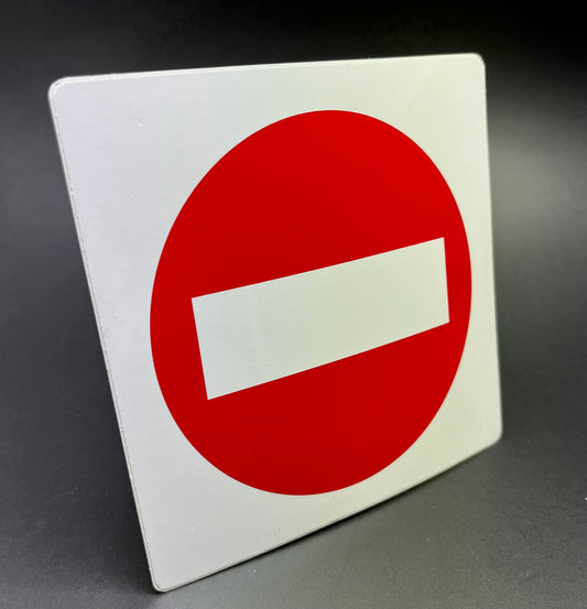 ADHESIVOS DE SEÑALIZACIÓN PROHIBIDO FONDO BLANCO MODELO 071 / 081 desde 0,39€/u.